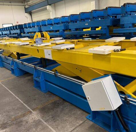 Impianto di avvolgimento coil in acciaio al carbonio con trattamento protettivo standard