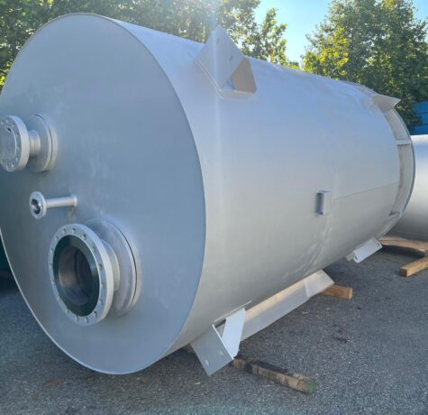 Silenziatore in acciaio al carbonio con rivestimento inorganico per applicazioni criogeniche