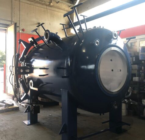 Forno a vuoto in acciaio al carbonio con finitura estetica delle parti a vista